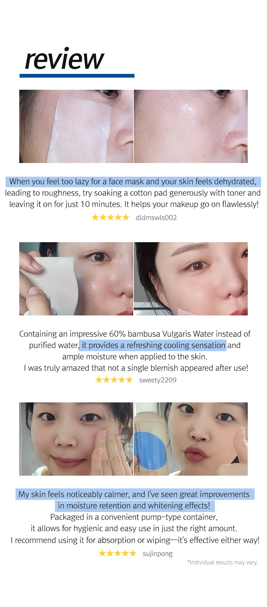 12GRABS Octuple Hyaluron Moist Toner 150ml - LUUELA