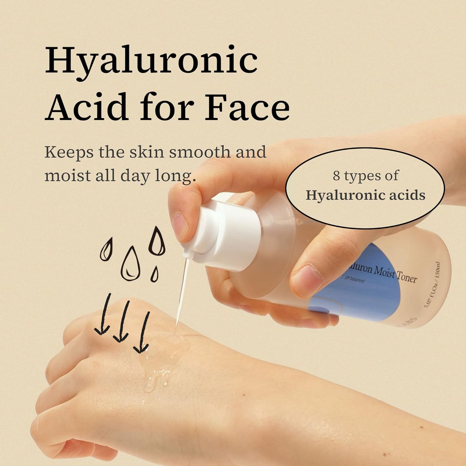 12GRABS Octuple Hyaluron Moist Toner 150ml - LUUELA