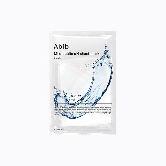 ABIB Mild acidic pH sheet mask Aqua fit 30ml - LUUELA