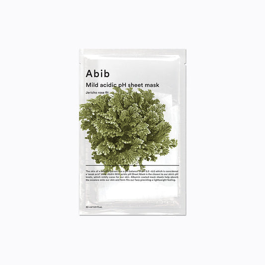 ABIB Mild acidic pH sheet mask Jericho rose fit 30ml - LUUELA