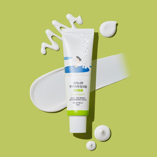 Round Lab Birch Moisturizing Mild-Up Sunscreen 50ml (SPF 50+ PA++++) - LUUELA