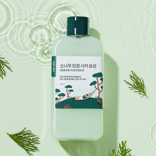 Round Lab For Men Pine Calming Cica Lotion 200ml - LUUELA