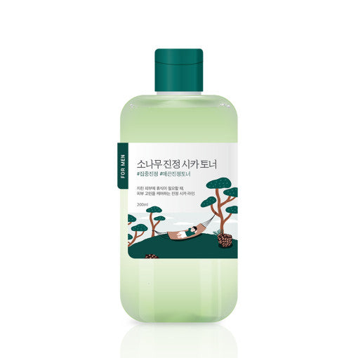 Round Lab For Men Pine Calming Cica Toner 200ml - LUUELA
