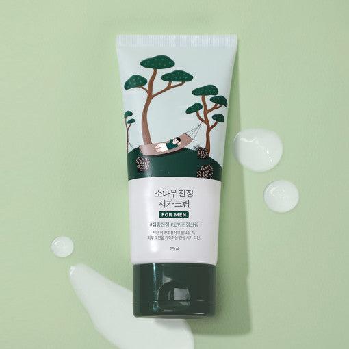 Round Lab For Men Pine Soothing Cica Cream 75ml - LUUELA