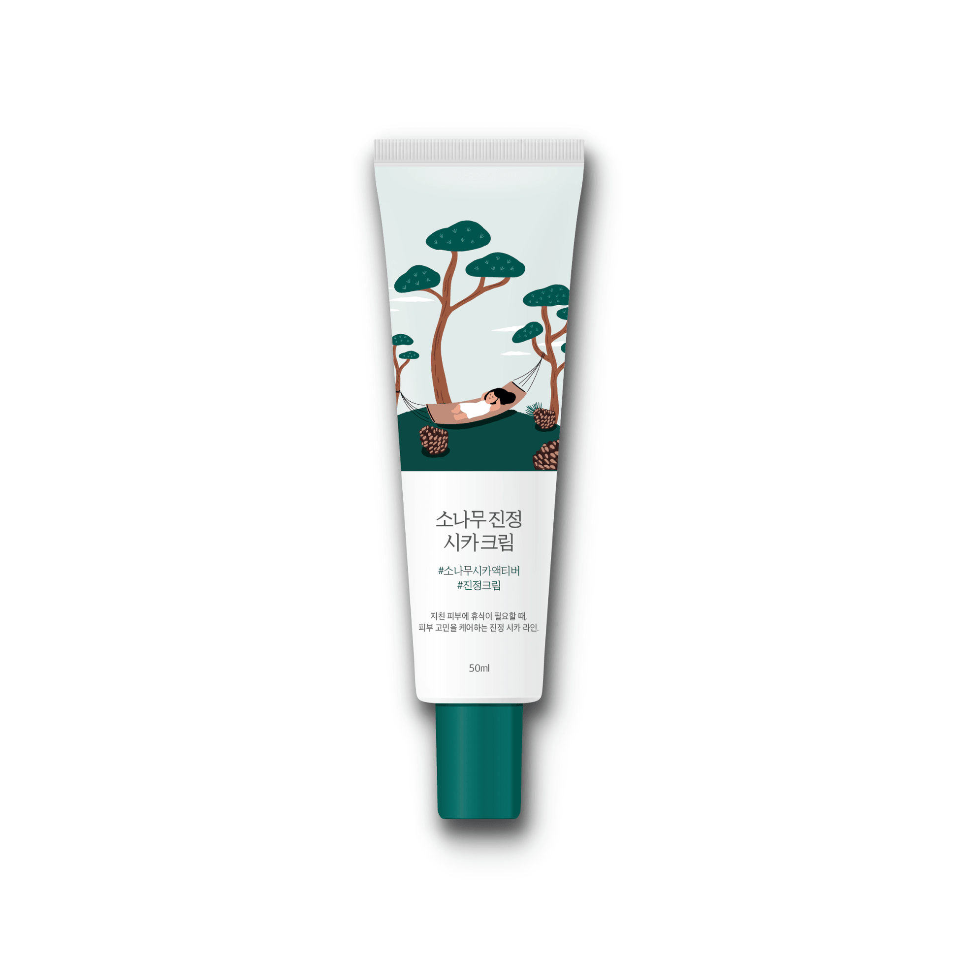 Round Lab Pine Calming Cica Cream 50ml - LUUELA