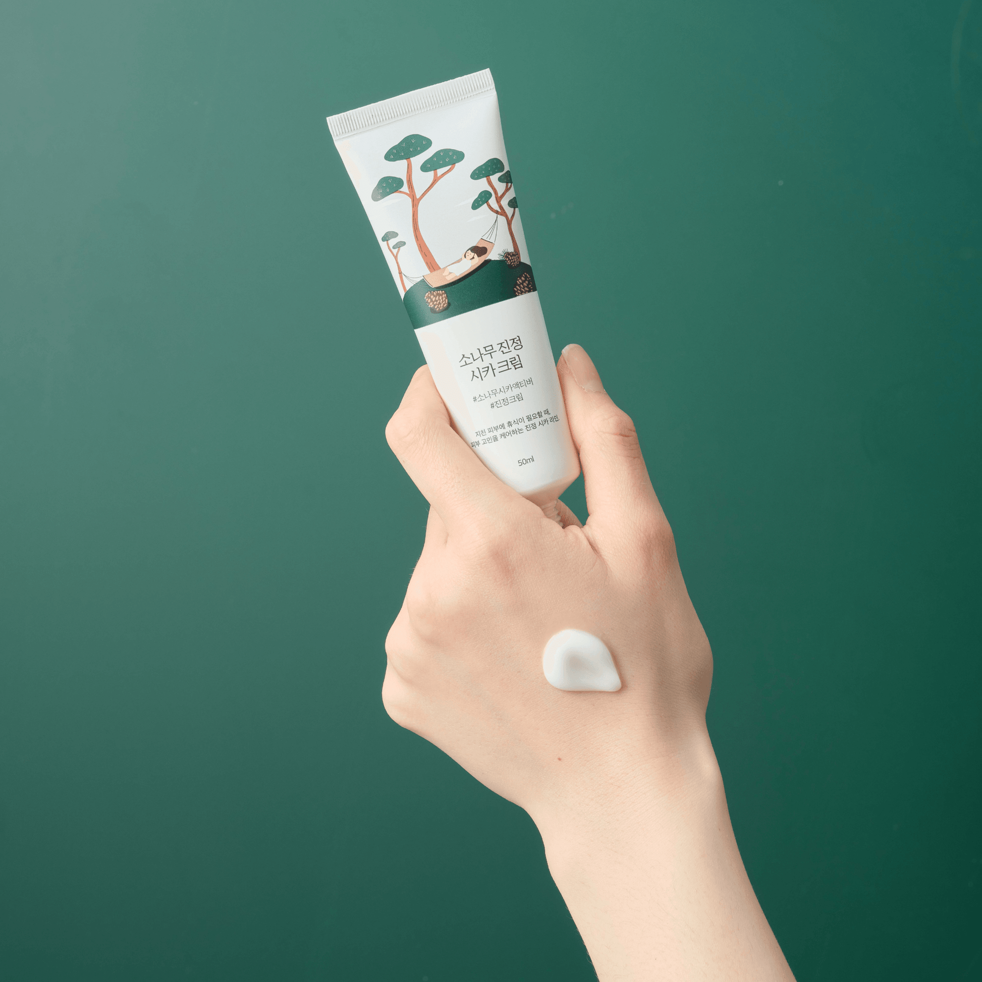 Round Lab Pine Calming Cica Cream 50ml - LUUELA