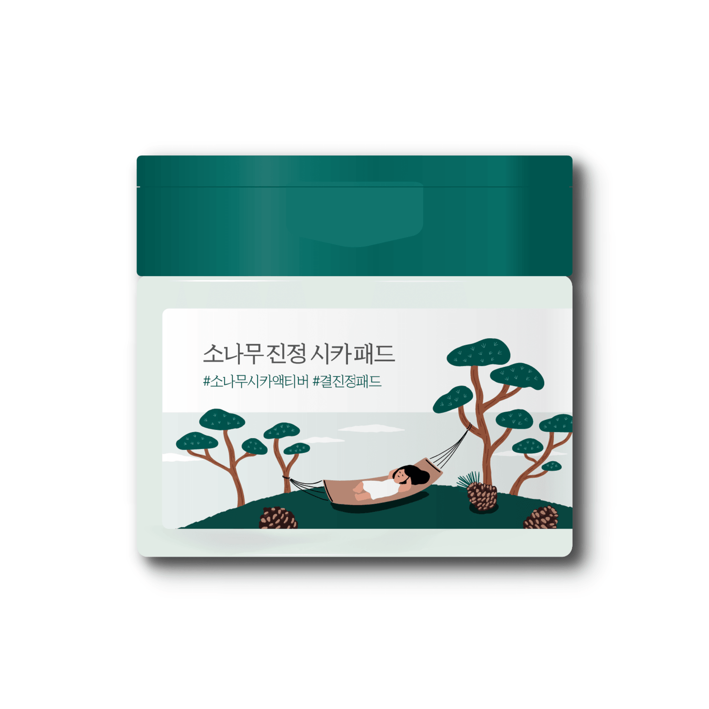 Round Lab Pine Calming Cica Pad 50pcs - LUUELA