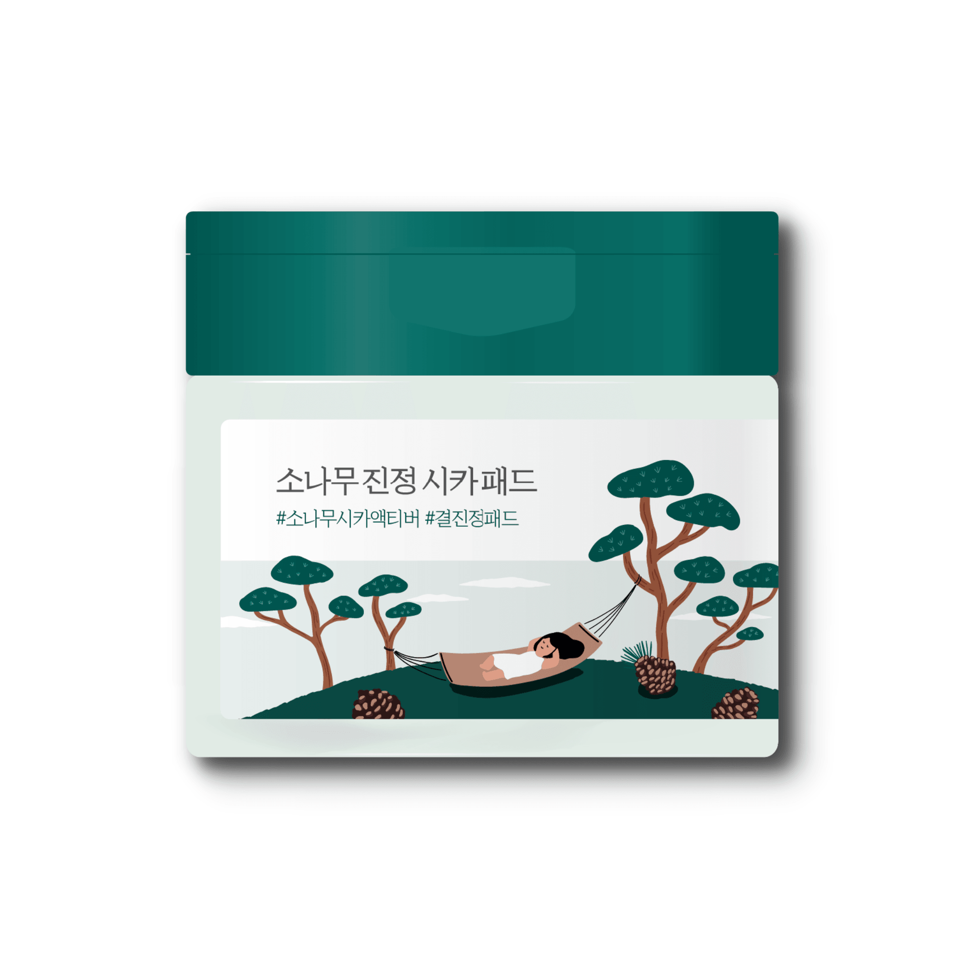 Round Lab Pine Calming Cica Pad 50pcs - LUUELA
