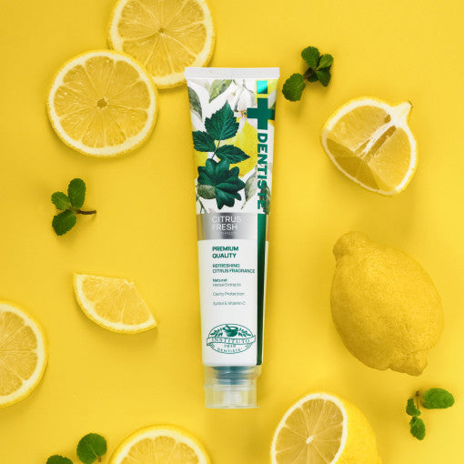 DENTISTE Citrus Fresh Toothpaste 100g - LUUELA