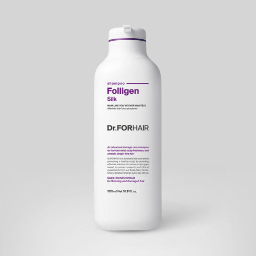 Dr.FORHAIR Folligen Silk Shampoo 500ml - LUUELA