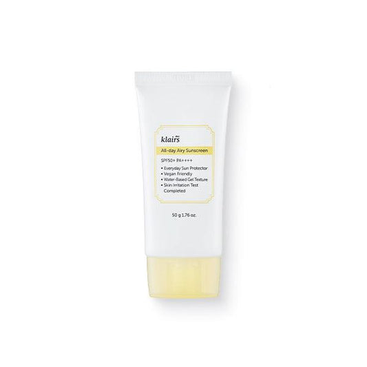 KLAIRS All-day Airy Sunscreen SPF50+ PA++++ 50g - LUUELA