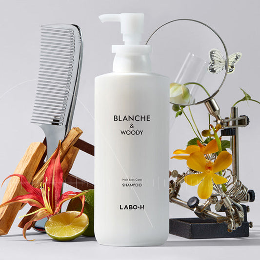 LABO-H Scalp Strengthening Shampoo Hair Loss Care Blanche&Woody 400ml - LUUELA