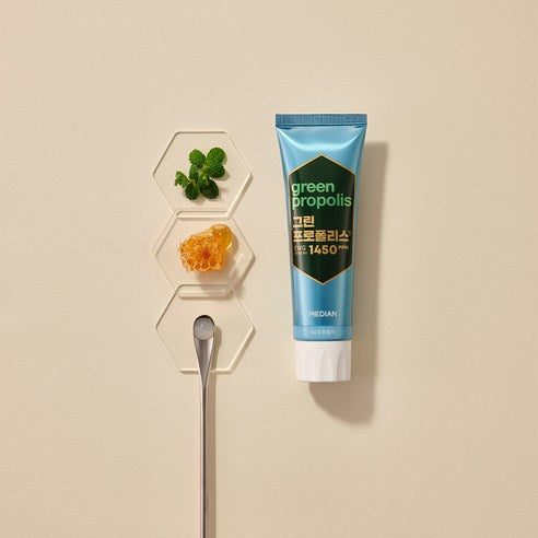 MEDIAN Green-Propolis Toothpaste Pure Mint 100g*3 - LUUELA