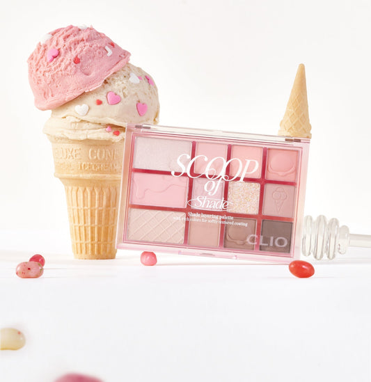 CLIO SHADE & SHADOW PALETTE 03 SCOOP OF SHADE - LUUELA