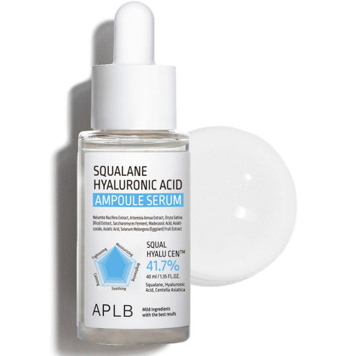 APLB Squalane Hyaluronic Acid Ampoule Serum 40ml - LUUELA