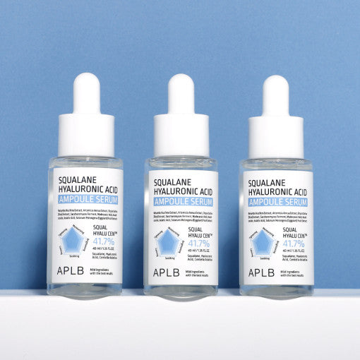 APLB Squalane Hyaluronic Acid Ampoule Serum 40ml - LUUELA