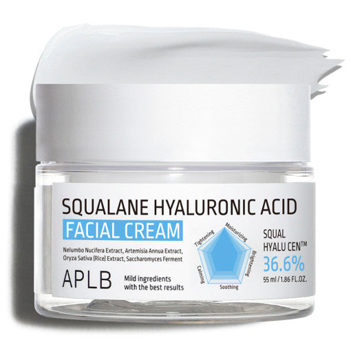APLB Squalane Hyaluronic Acid Facial Cream 55ml - LUUELA