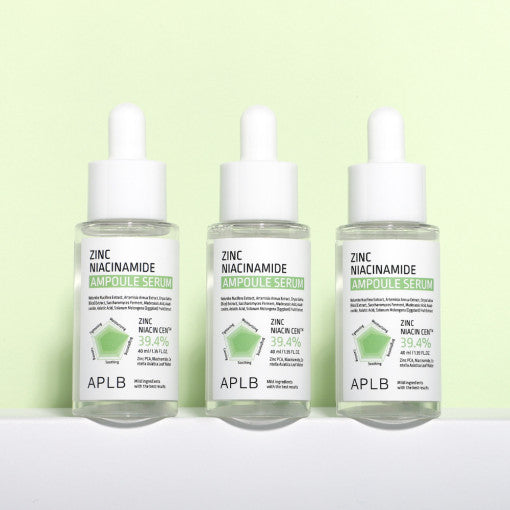 APLB Zinc Niacinamide Ampoule Serum 40ml - LUUELA