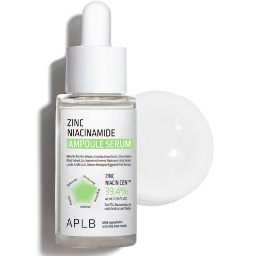 APLB Zinc Niacinamide Ampoule Serum 40ml - LUUELA