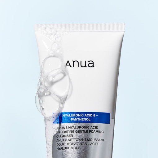 Anua 8 Hyaluronic Acid Hydrating Gentle Foaming Cleanser 150ml - LUUELA