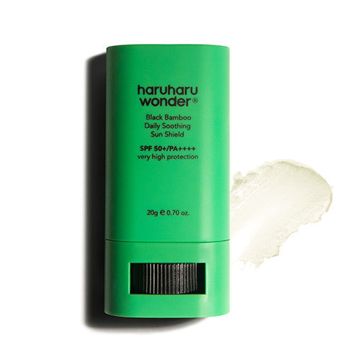 [haruharu wonder] Black Bamboo Daily Soothing Sun Shield SPF 50+ 20g - LUUELA