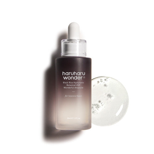 [haruharu wonder] Black Rice Hyaluronic Botanical 2GF Wonderful Ampoule 30ml - LUUELA