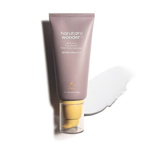 [haruharu wonder] Black Rice Pure Mineral Relief Daily Sunscreen SPF50+ 50ml - LUUELA