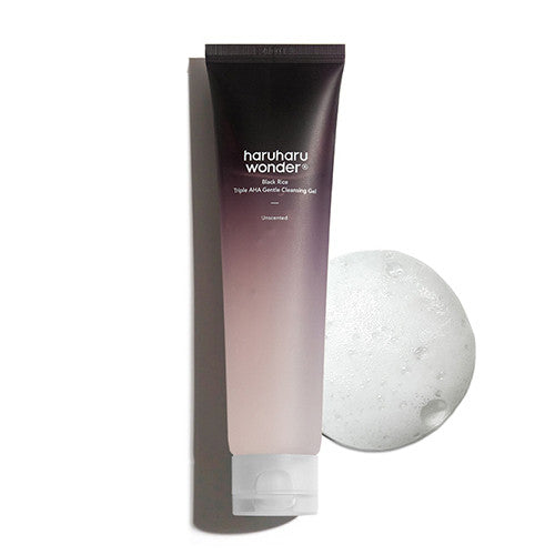 [haruharu wonder] Black Rice Triple AHA Gentle Cleansing Gel 100ml - LUUELA