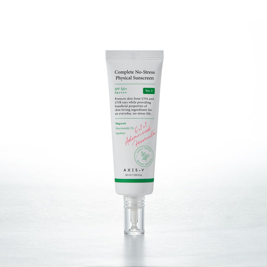 AXIS-Y Complete No-Stress Physical Sunscreen V.3 50ml - LUUELA