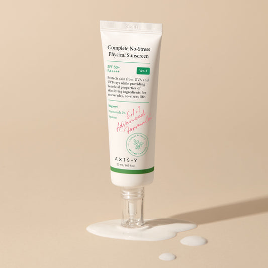 AXIS-Y Complete No-Stress Physical Sunscreen V.3 50ml - LUUELA