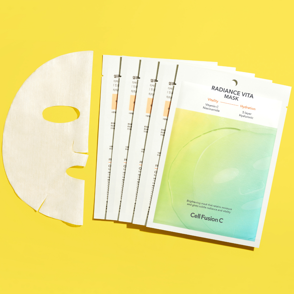 [Cell Fusion C]  Radiance Vita Masks (5 sheets) 25ml x 5ea - LUUELA