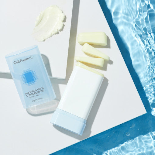 [Cell Fusion C] Aquatica Stick Sunscreen 100 SPF50+ PA++++ 19g - LUUELA