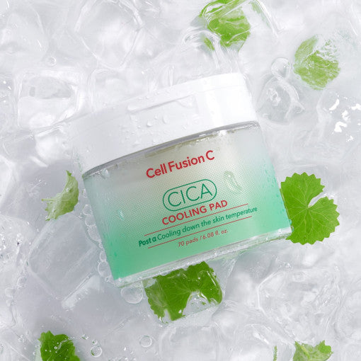 [Cell Fusion C] Cica Cooling Pad (70 Pads) 180ml - LUUELA