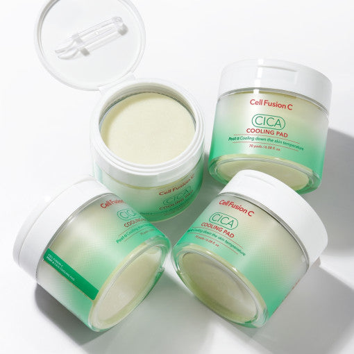 [Cell Fusion C] Cica Cooling Pad (70 Pads) 180ml - LUUELA