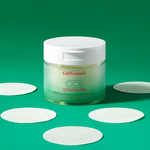 [Cell Fusion C] Cica Cooling Pad (70 Pads) 180ml - LUUELA