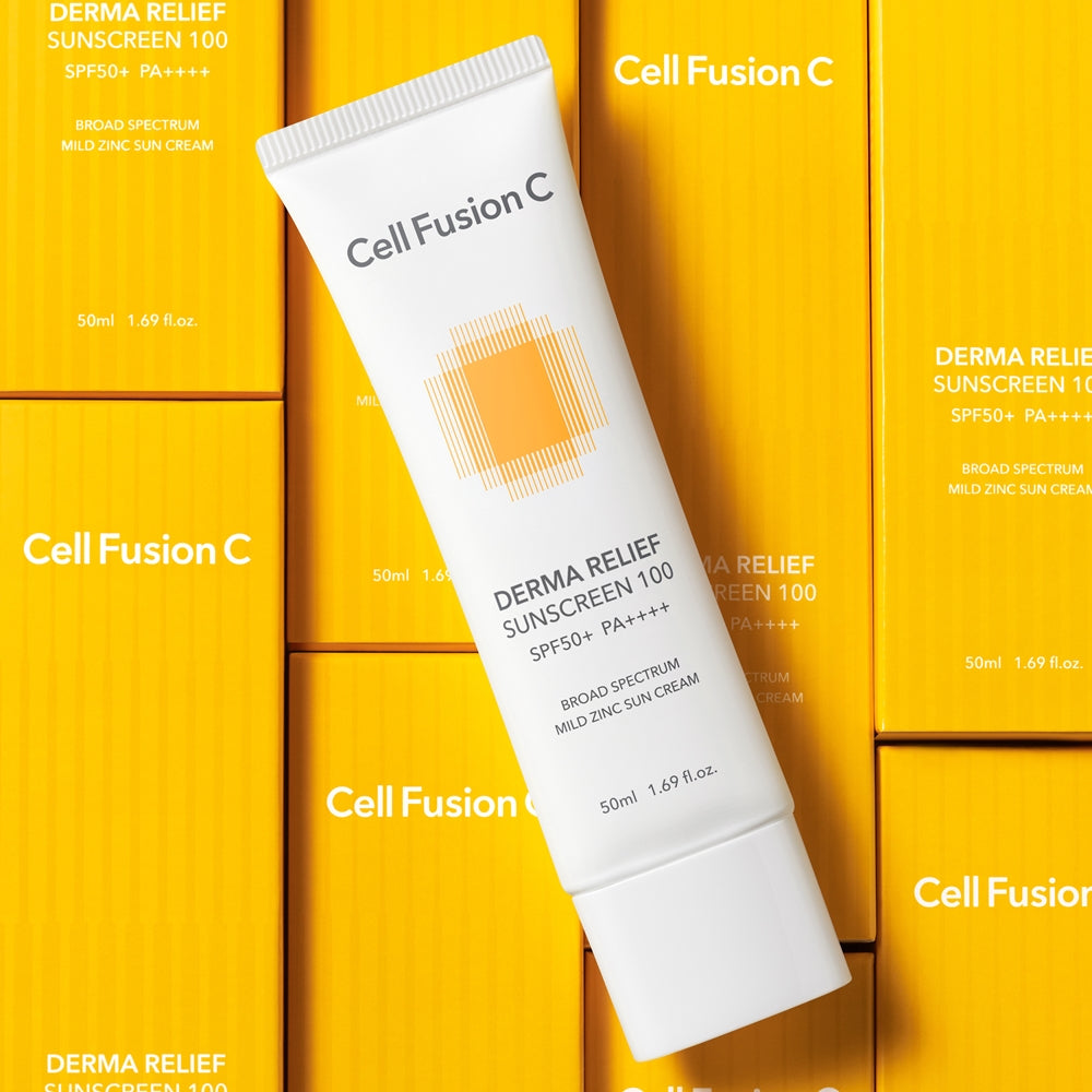 [Cell Fusion C] Derma Relief Sunscreen SPF50+ / PA++++ 50ml - LUUELA