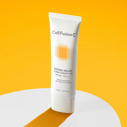 [Cell Fusion C] Derma Relief Sunscreen SPF50+ / PA++++ 50ml - LUUELA