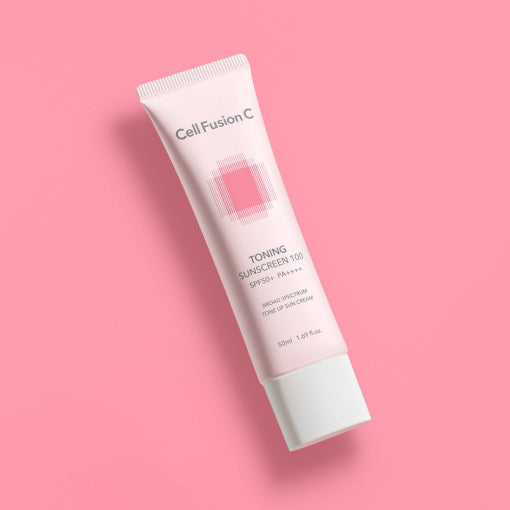 [Cell Fusion C] Toning Sunscreen SPF 50+ / PA++++ 50ml - LUUELA