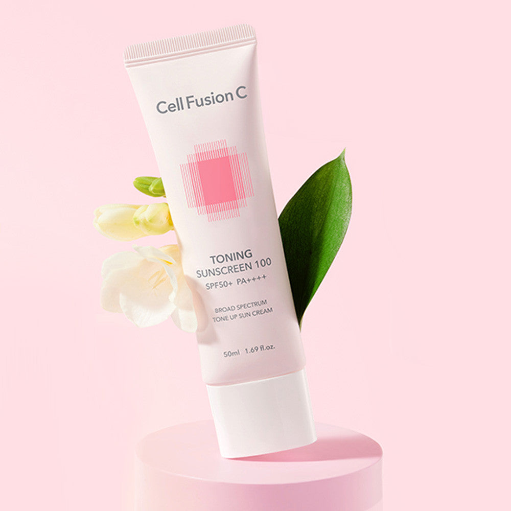 [Cell Fusion C] Toning Sunscreen SPF 50+ / PA++++ 50ml - LUUELA