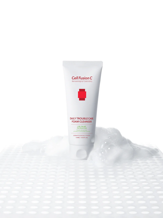 [Cell Fusion C] TRE.AC Daily Trouble Care Foam Cleanser 130ml - LUUELA