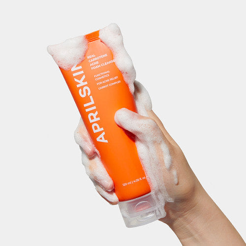 APRILSKIN Carrotene Acne Foam Cleanser 120ml - LUUELA