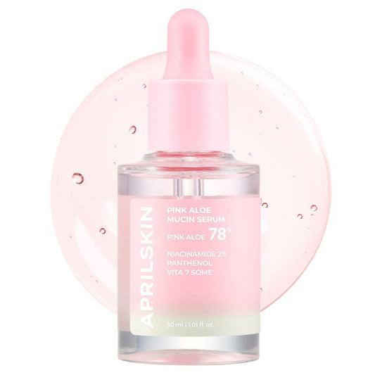 APRILSKIN Pink Aloe Mucin Serum 30ml - LUUELA