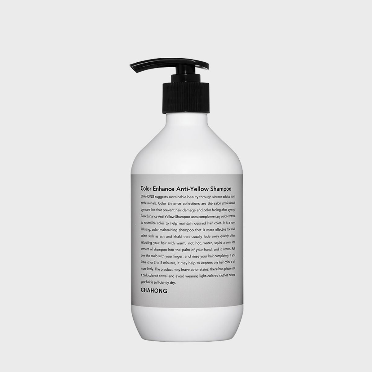 CHAHONG Color Enhance Anti-Yellow Shampoo 300ml - LUUELA