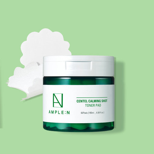 AMPLE:N Centel Calming Shot Toner Pad 180ml - LUUELA