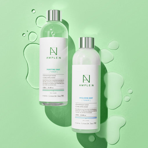 AMPLE:N Hyaluron Shot Toner Jumbo 600ml - LUUELA