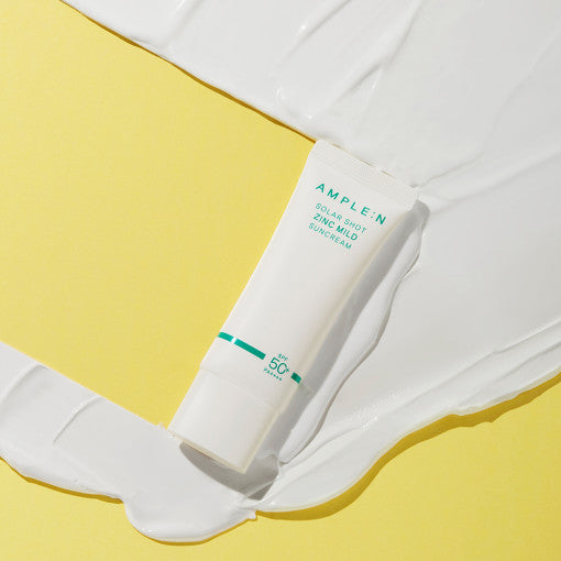 AMPLE:N Solar Shot Zinc Mild Suncream 40ml SPF 50+ PA++++ - LUUELA