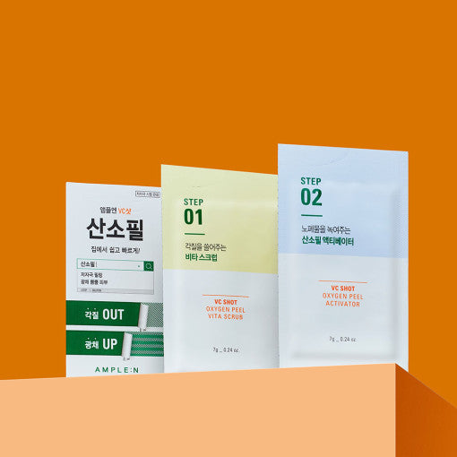 AMPLE:N VC Shot Oxygen Peel 14g - LUUELA