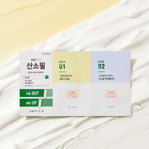 AMPLE:N VC Shot Oxygen Peel 14g - LUUELA