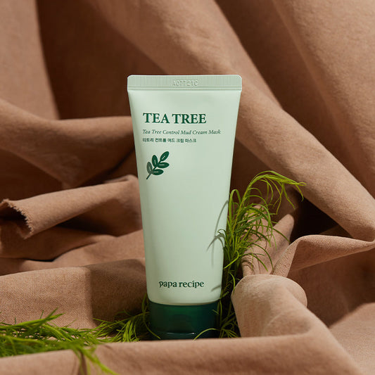 papa recipe Tea Tree Control Mud Cream Mask 100ml - LUUELA