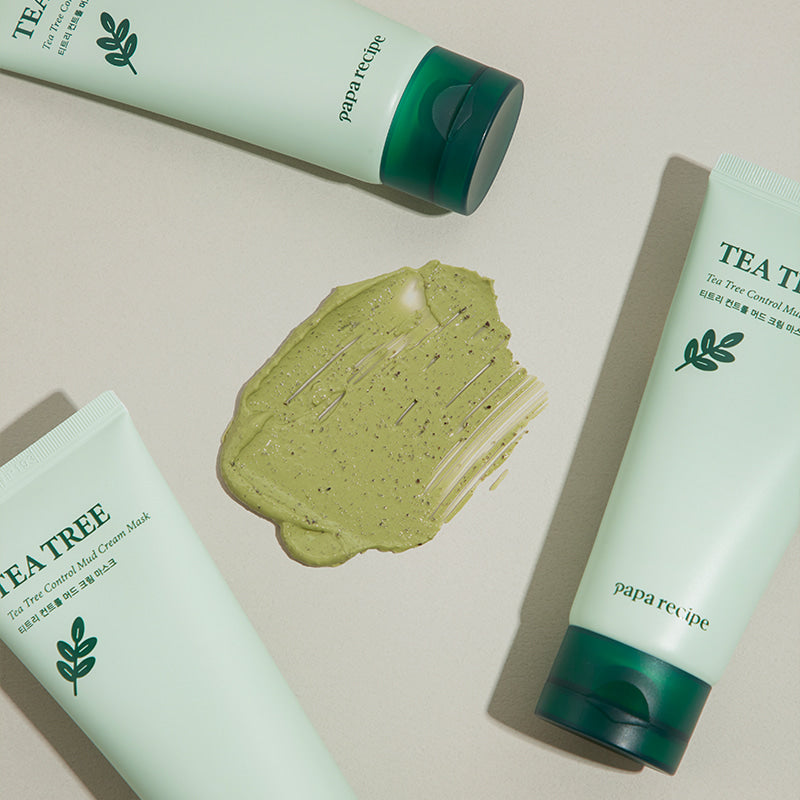 papa recipe Tea Tree Control Mud Cream Mask 100ml - LUUELA